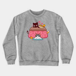 Kotatsu Cats Kawaii Crewneck Sweatshirt